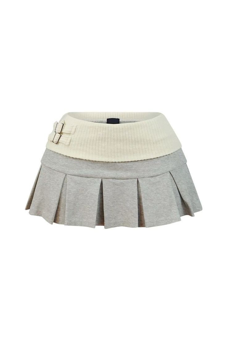 SOFT KAWAI SKIRT GREYISH