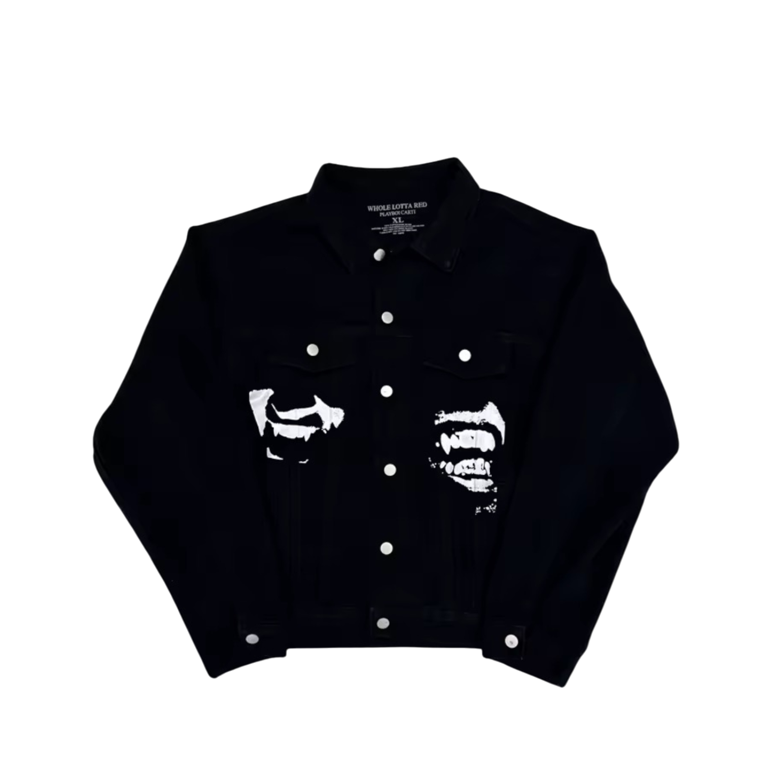 ‘VXMPIRE FANGS’ DENIM JACKET 𖦏